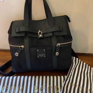 Henri Bendel Jetsetter convertible nylon backpack